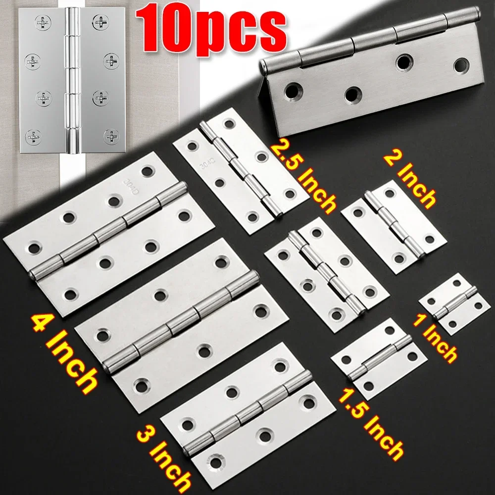 Furniture Hardware And Fittings - 1-4 Inch Universele Deurscharnieren Connector Roestvrij