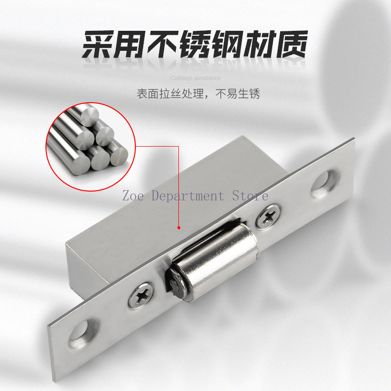Quality Furniture Hardware - Hoogwaardige verborgen roestvrijstalen deurvergrendelingen Kastkast Roller