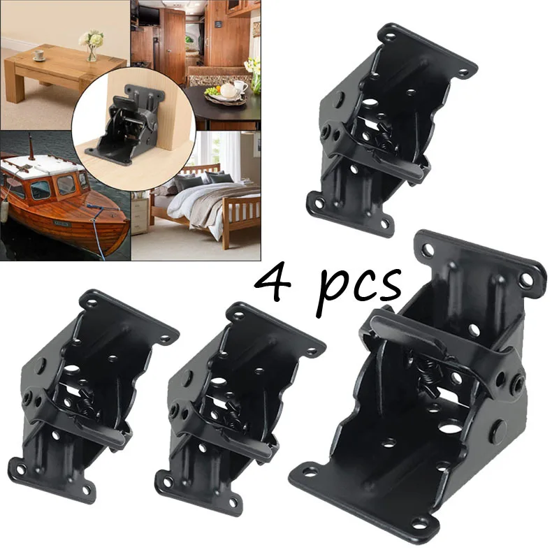 Furniture Hardware And Fittings - 4 Stuks Ijzer Opvouwbare Ondersteuning Frame
