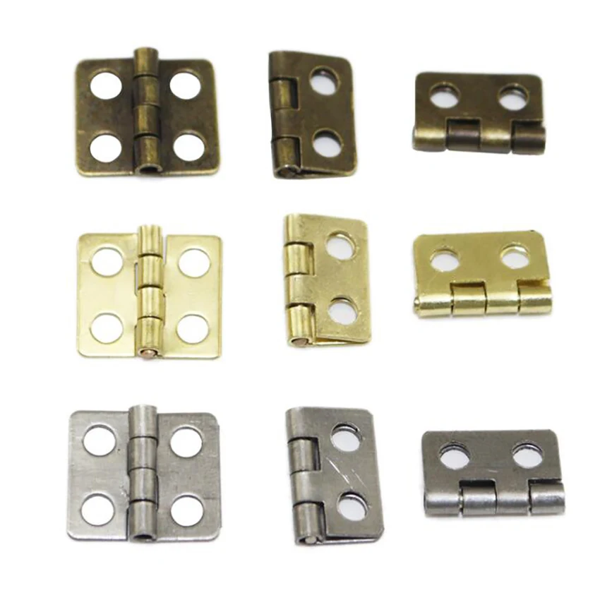 Furniture Rotating Hardware - 20 stks/partij Ijzeren Scharnieren Hardware 13x12mm