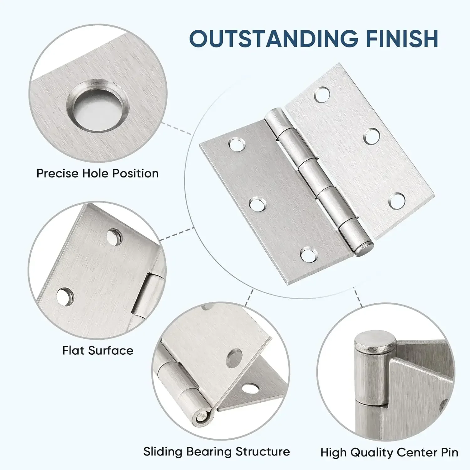 1-4 Inch Universele Deurscharn - Furniture Hardware And Fittings recensie en prijs