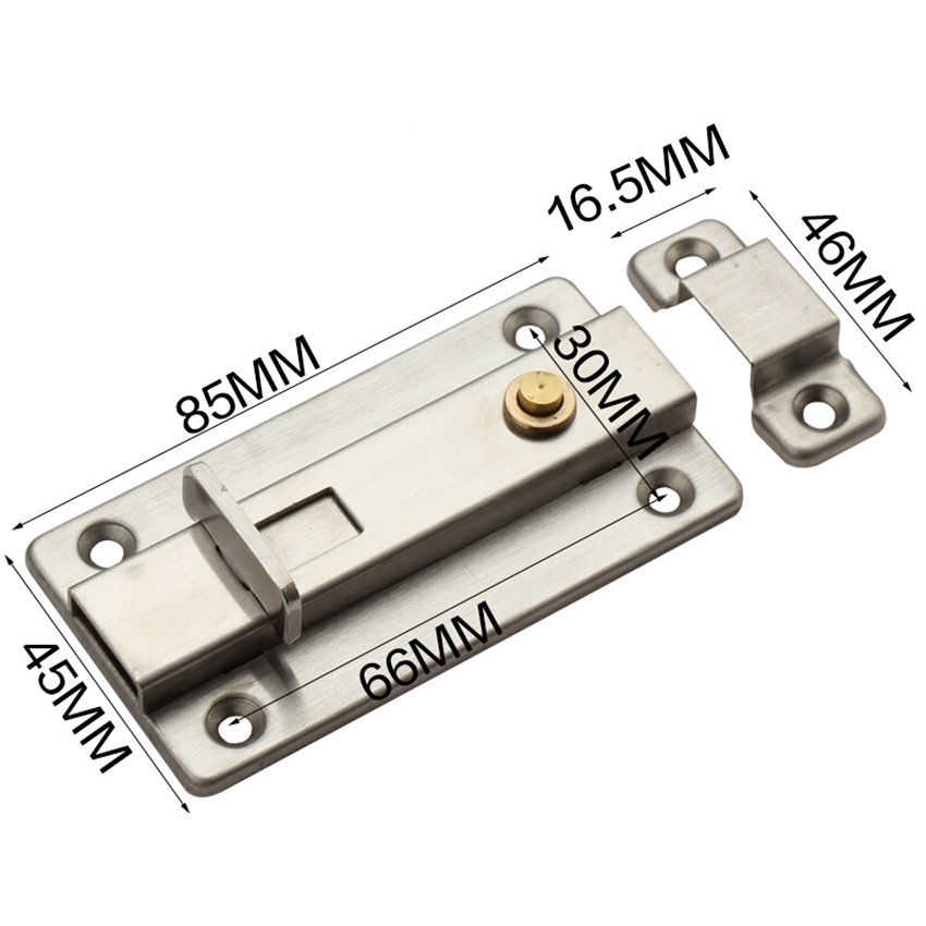 4Inch Rvs Deur Klink Schuifslo - Barrel Bolt Slide recensie en prijs