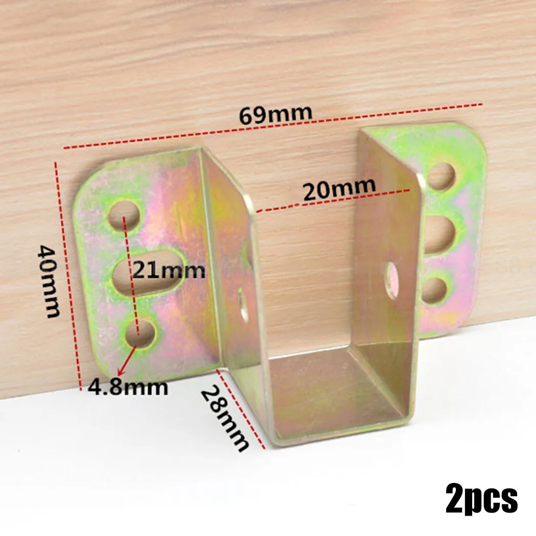 2 stks U-vormige Metalen Bedbe - Furniture Hardware And Fittings recensie en prijs