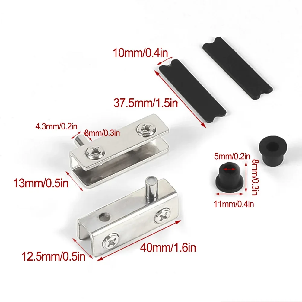 2 Stuks Glas Pivot Scharnier R - Furniture Rotating Hardware recensie en prijs