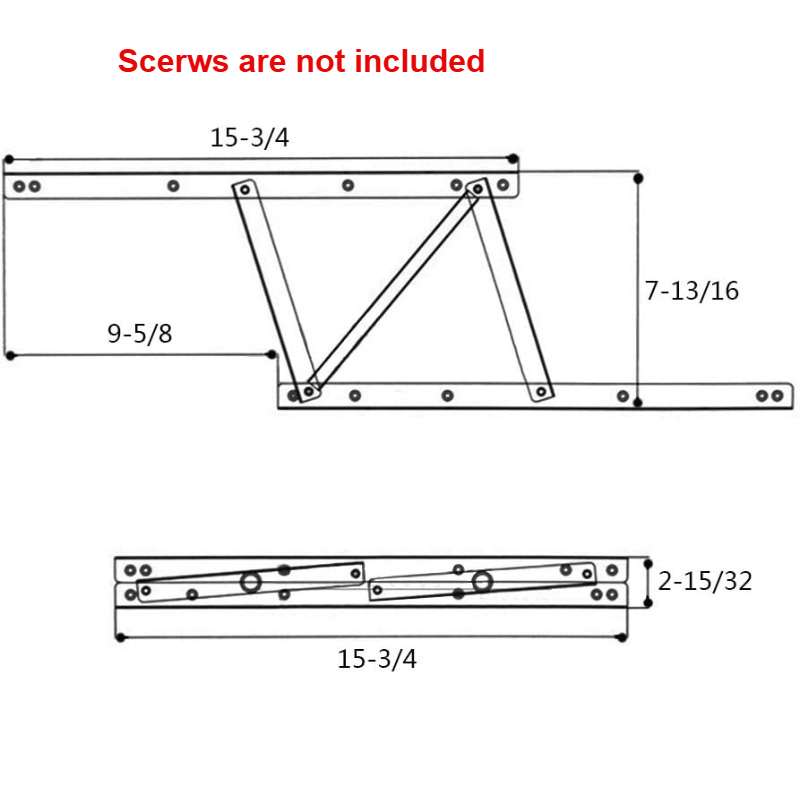 1 paar 38*16.5 cm Lift Up Top  - Furniture Hardware And Fittings recensie en prijs